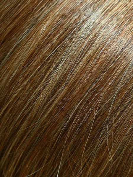 18" TOP FORM EXCLUSIVE COLORS "Human Hairpiece"-Women's Top Pieces/Toppers-JON RENAU-FS26/31S6 Salted Caramel-SIN CITY WIGS
