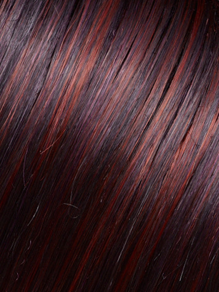 ELIZABETH-Women's Wigs-JON RENAU-FS2V/31V Chocolate Cherry-SIN CITY WIGS
