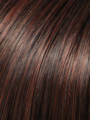 HAUTE-Women's Wigs-JON RENAU-4/33 Chocolate Raspberry Truffle-SIN CITY WIGS