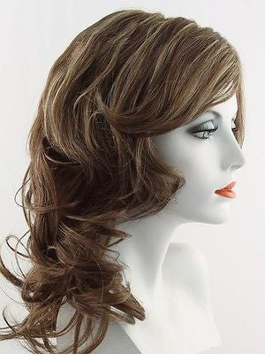KNOCKOUT *Human Hair Wig*-Women's Wigs-RAQUEL WELCH-R11S Glazed Mocha-SIN CITY WIGS