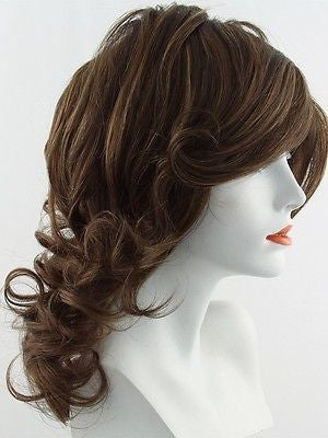 KNOCKOUT *Human Hair Wig*-Women's Wigs-RAQUEL WELCH-R12T Pecan Brown-SIN CITY WIGS