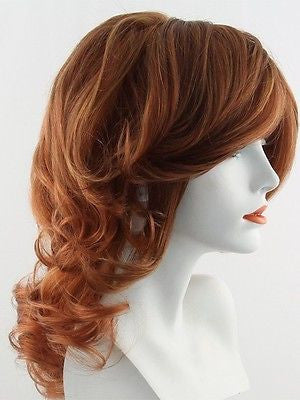 KNOCKOUT *Human Hair Wig*-Women's Wigs-RAQUEL WELCH-R28S Glazed Fire-SIN CITY WIGS