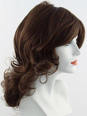 KNOCKOUT *Human Hair Wig*-Women's Wigs-RAQUEL WELCH-R6/30H Chocolate Copper-SIN CITY WIGS