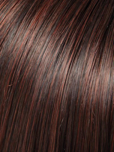 MILA-Women's Wigs-JON RENAU-4/33 CHOCOLATE RASPBERRY TRUFFLE-SIN CITY WIGS