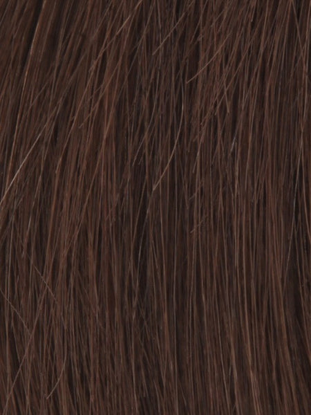 NRC 002HM *Human Hair Wig*-Women's Wigs-LOUIS FERRE-DARK CHOCOLATE-SIN CITY WIGS