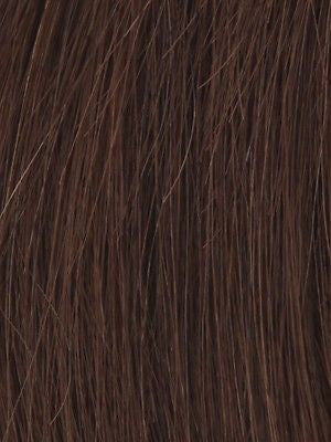 PLF 005HM *Human Hair Wig*-Women's Wigs-LOUIS FERRE-DARK CHOCOLATE-SIN CITY WIGS