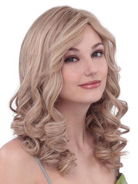 PLF 006HM *Human Hair Wig*-Women's Wigs-LOUIS FERRE-MARBLE-BROWN-FROSTED-SIN CITY WIGS