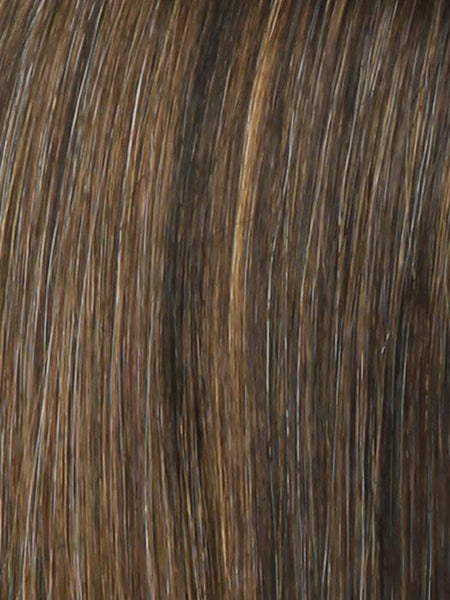 GLAMOUR & MORE *Human Hair Wig*-Women's Wigs-RAQUEL WELCH-R829S+ GLAZED HAZELNUT-SIN CITY WIGS