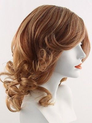 KNOCKOUT *Human Hair Wig*-Women's Wigs-RAQUEL WELCH-R29S Glazed Strawberry-SIN CITY WIGS