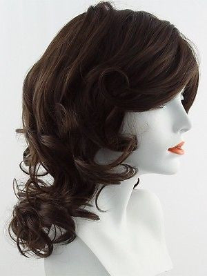 KNOCKOUT *Human Hair Wig*-Women's Wigs-RAQUEL WELCH-R6 Dark Chocolate-SIN CITY WIGS